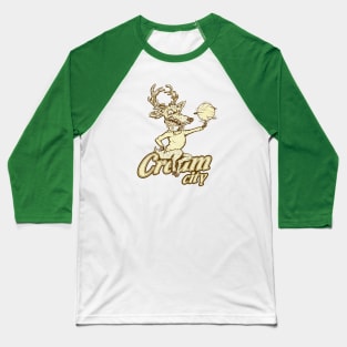 Fear Duh Deer - Cream version Baseball T-Shirt